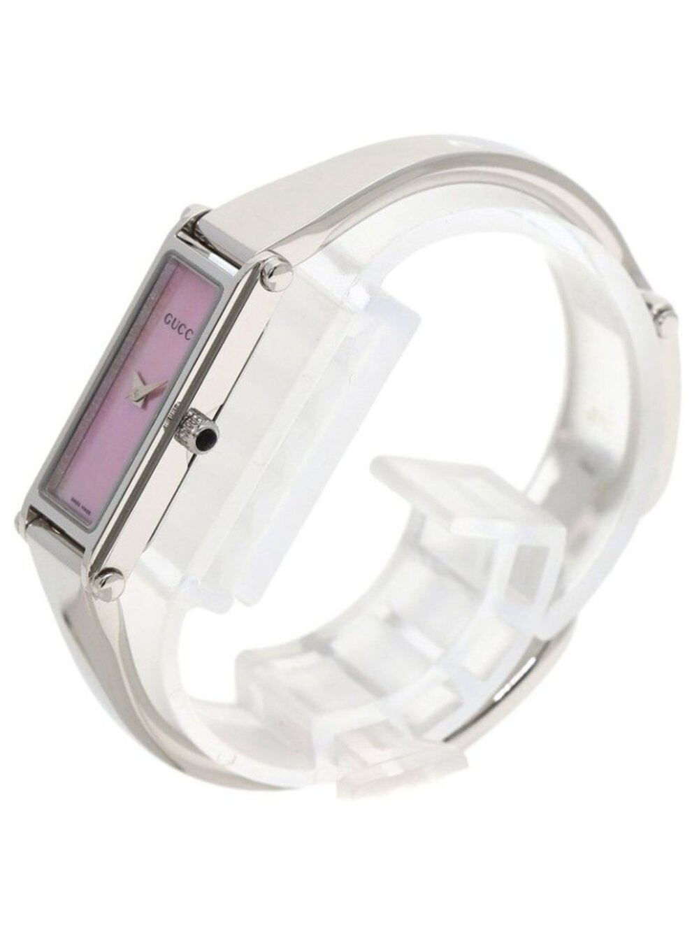 Gucci Square Face Bangle Watch SS - Picture 2 of 15